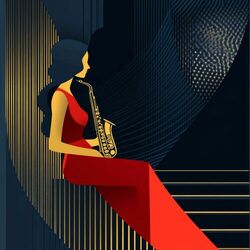 Cover of Nebula Noir: Jazz Music for Studying in the Dark
