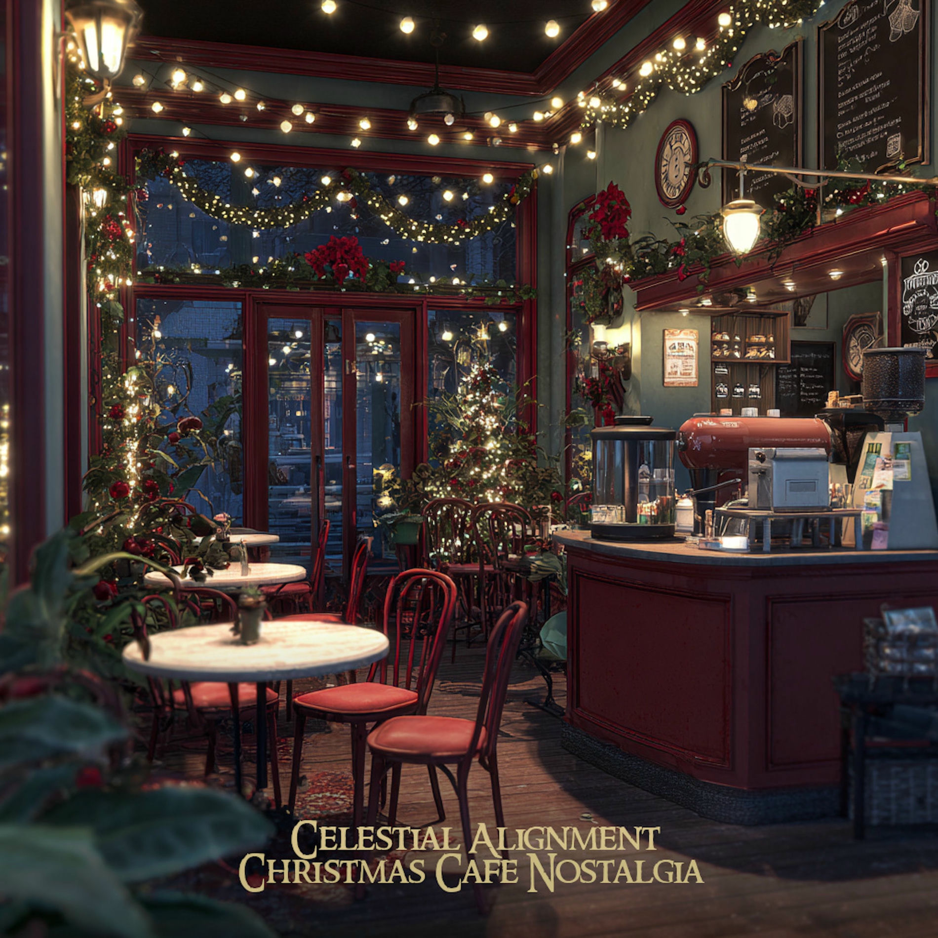 Album cover of Christmas Cafe Nostalgia