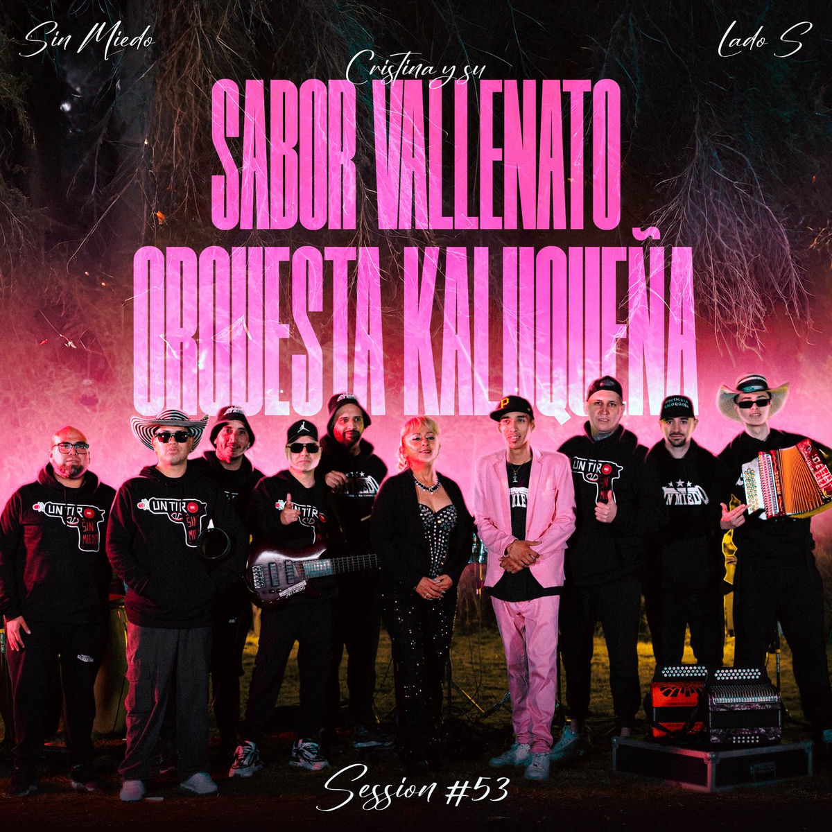 Album cover of Sabor Vallenato y Orquesta Kaluqueña: Sin Miedo Session #53 (Lado S)