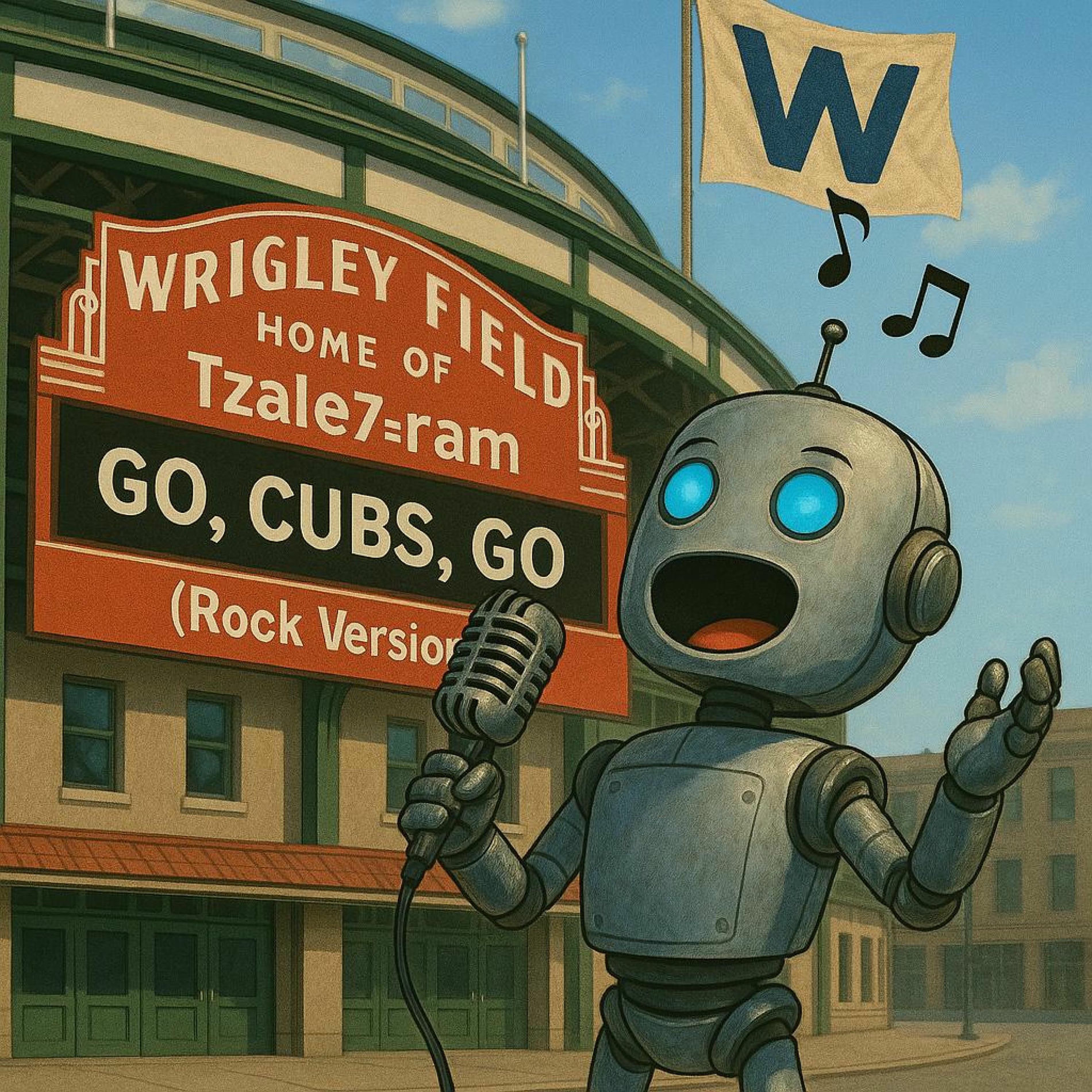Album cover of Go, Cubs, Go (Rock Version)