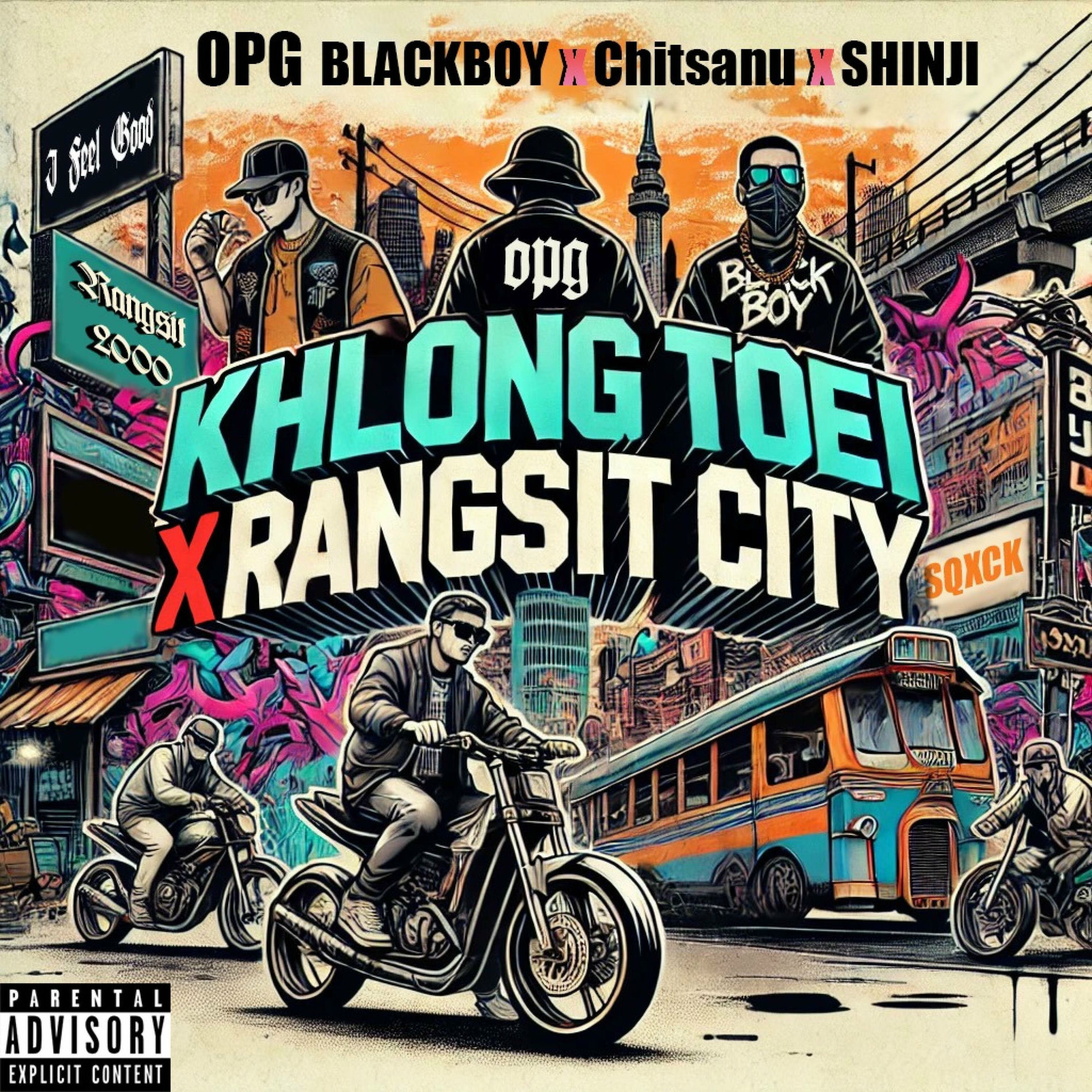 Album cover of คลองเตย x รังสิต ซิตี้ (Khong Toei x Rang Sit CITY) (feat. BLACKBOY, CHITSANU, SHINJI & SQXCK)