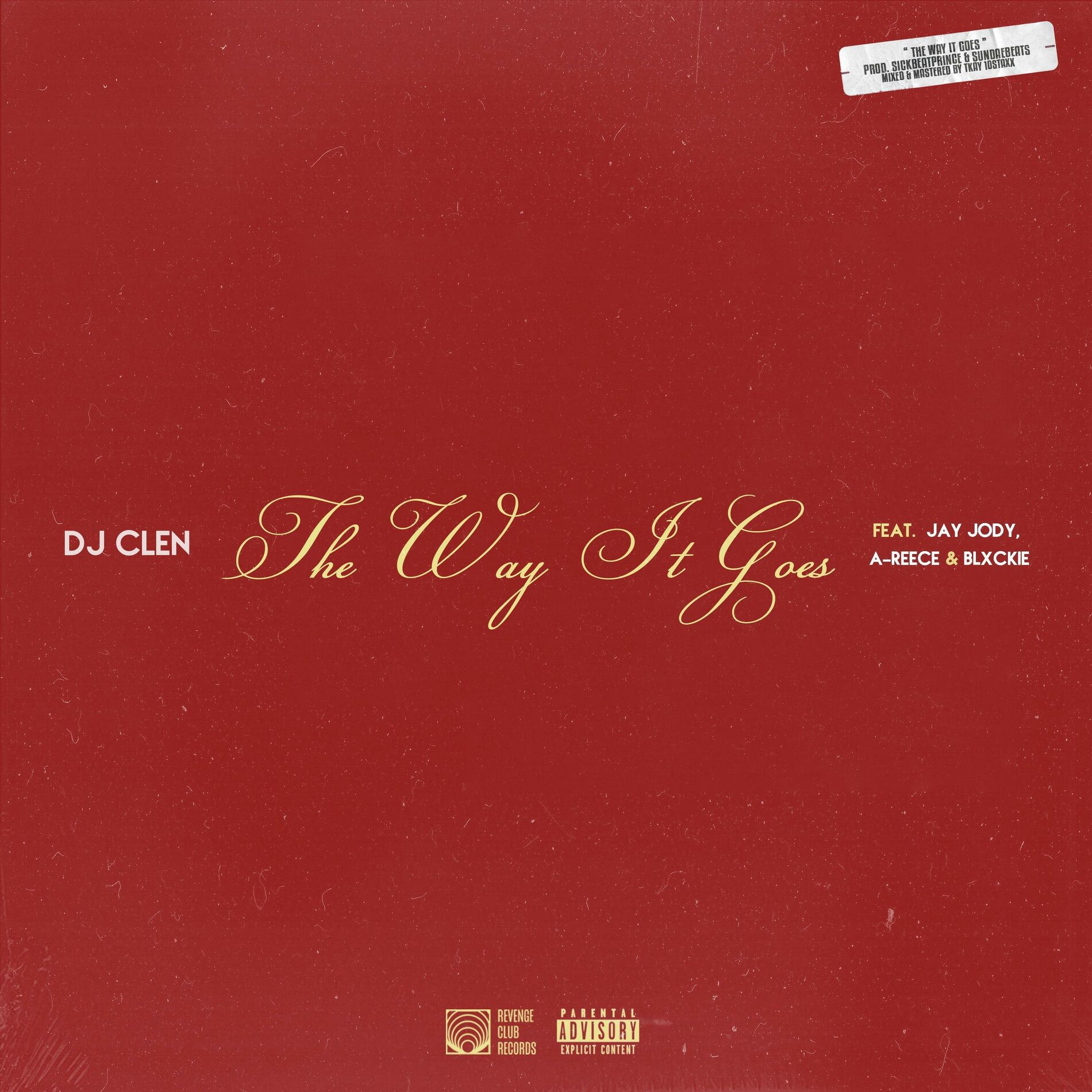 Album cover of The Way It Goes (feat. Jay Jody, A-Reece & Blxckie)