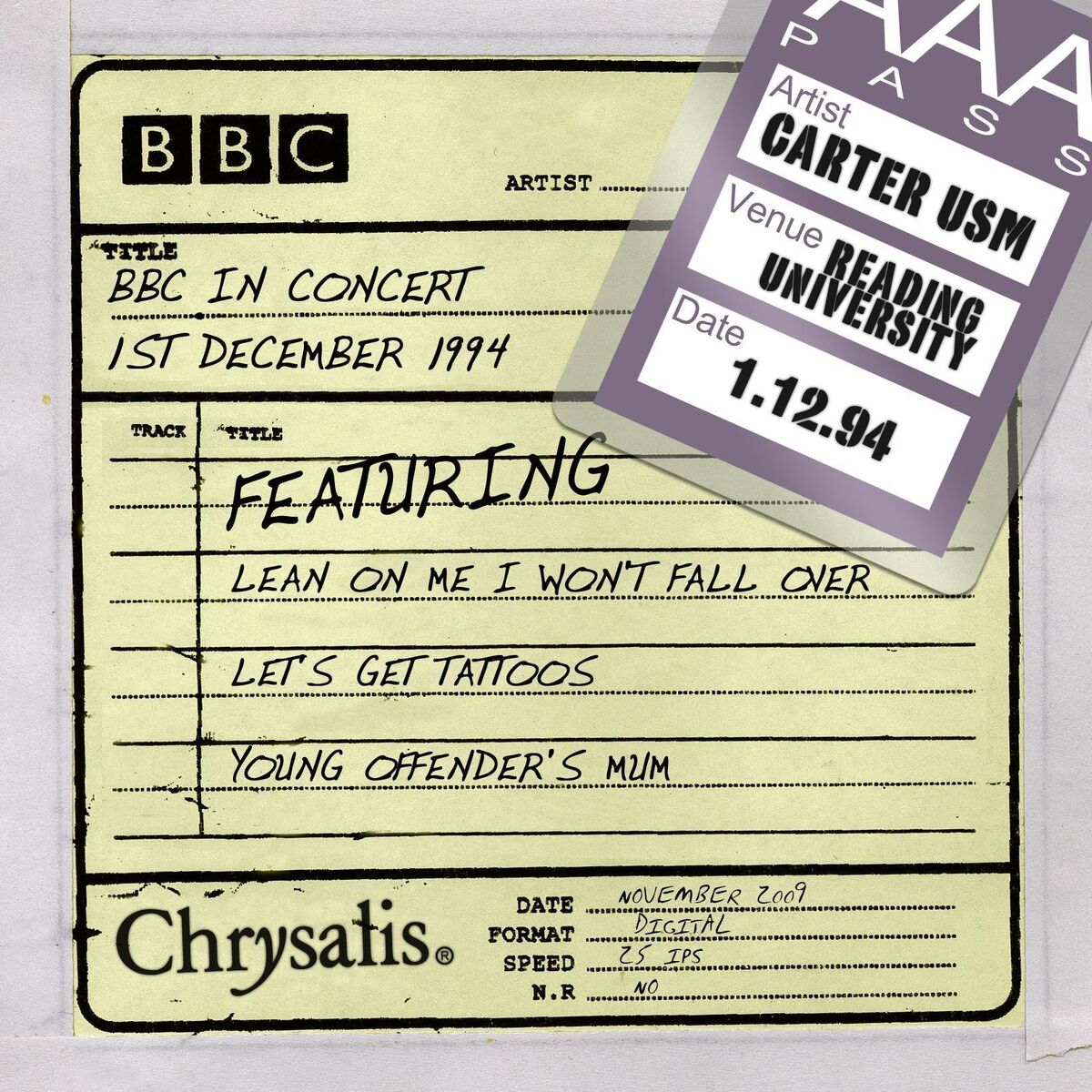 Album cover of BBC in Concert (1 December 1994)