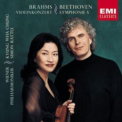 Cover of Beethoven: Symphony No. 5, Op. 67 & Brahms: Violin Concerto, Op. 77