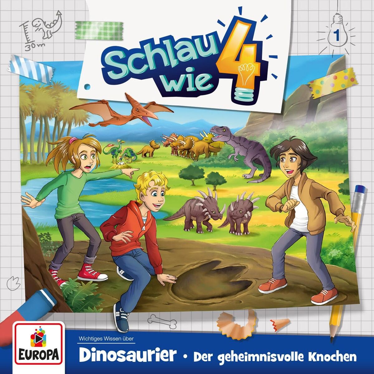 Album picture of 001/Dinosaurier: Der geheimnisvolle Knochen