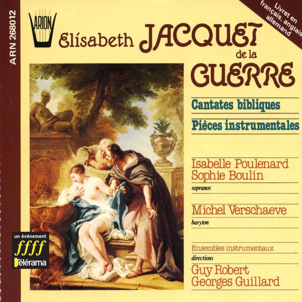 Picture of Jacquet de la Guerre : Cantates bibliques et Pièces instrumentales