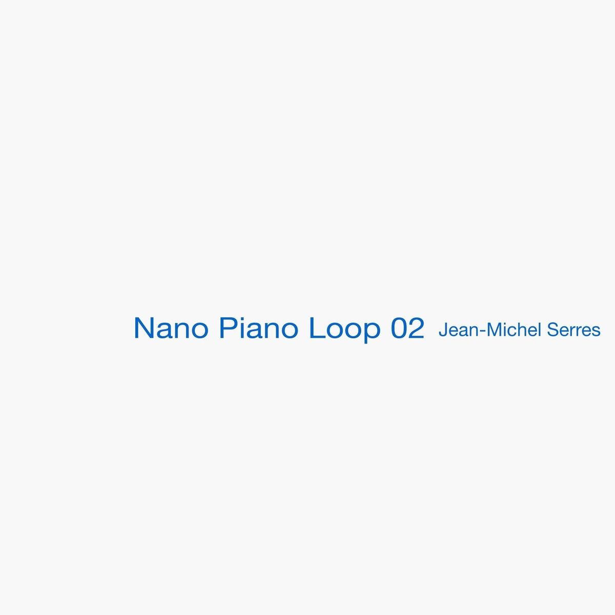 Album cover of Nano Piano Loop 02