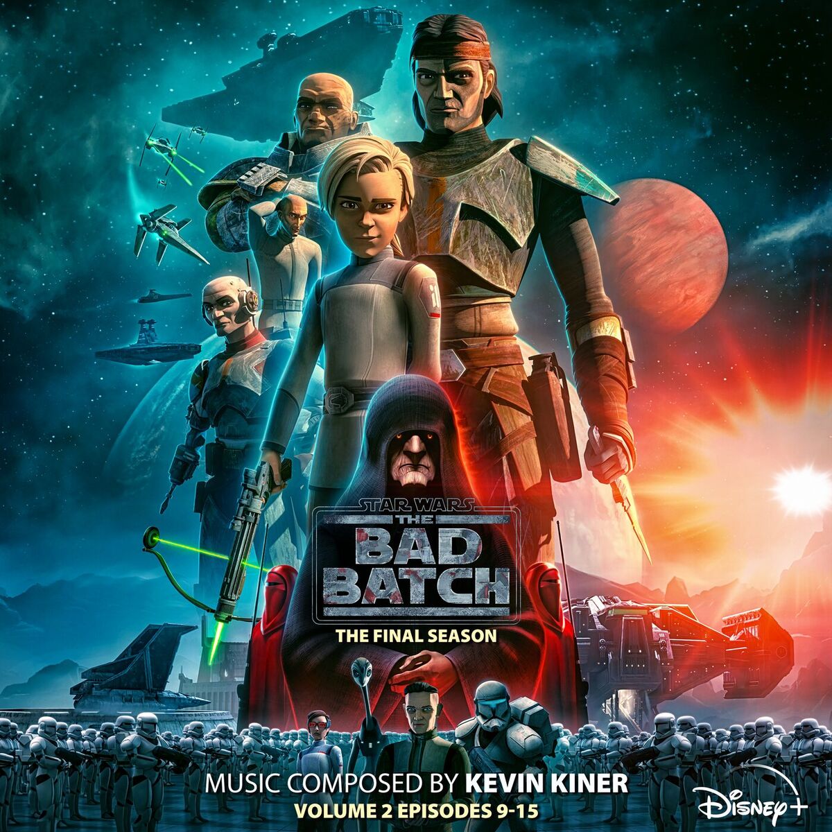Album cover of Star Wars: The Bad Batch - The Final Season: Vol. 2 (Episodes 9-15) (Original Soundtrack)