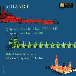 Cover of Rafael Kubelík - The Mercury Masters (Vol. 8 - Mozart: Symphonies Nos. 34 & 38)