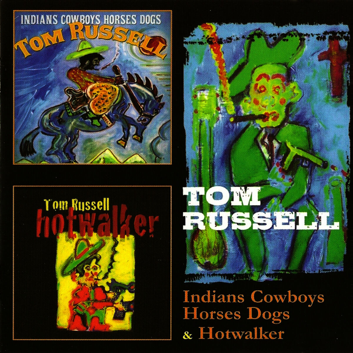 Album cover of Indians Cowboys Horses Dogs & Hotwalker