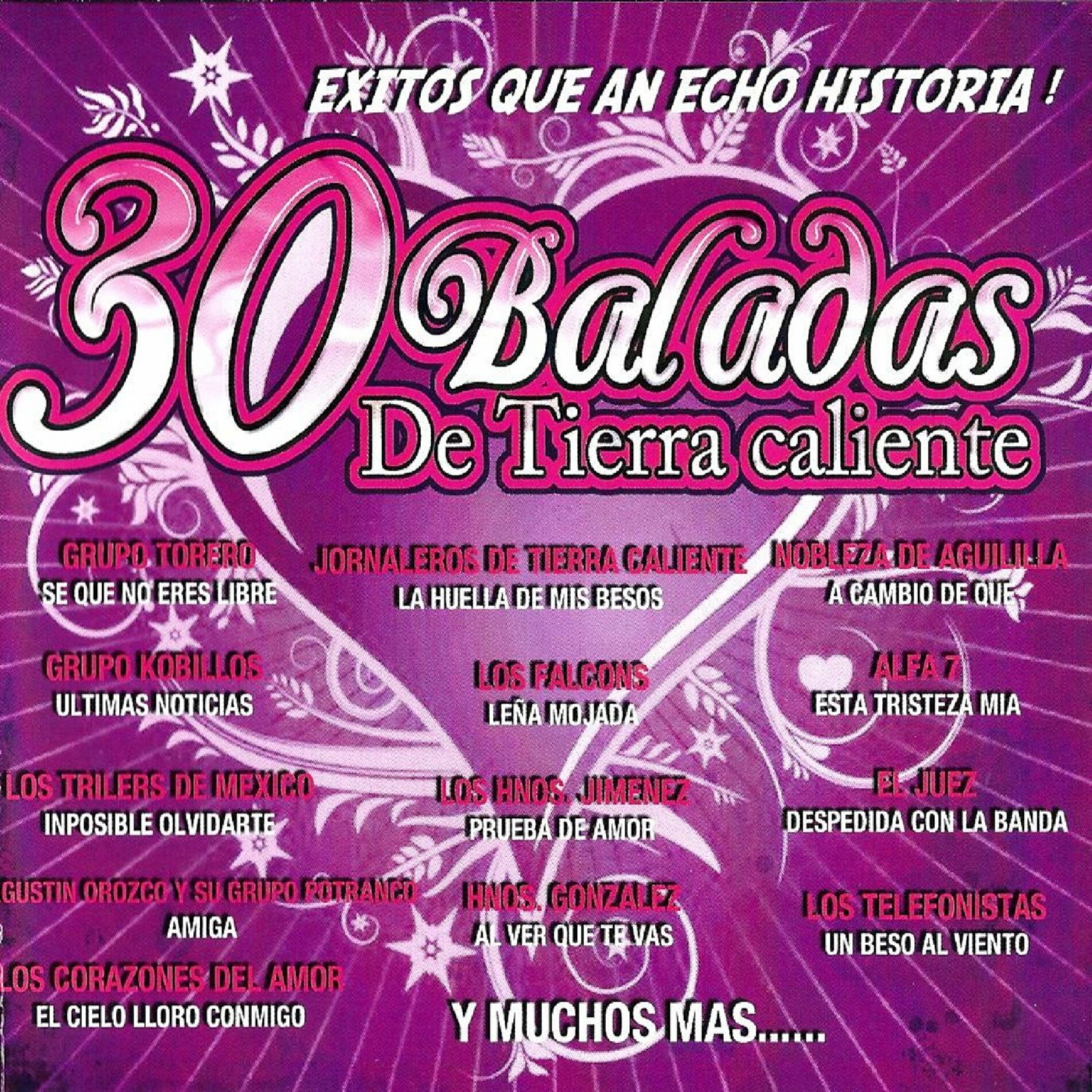 Album cover of 30 Baladas De Tierra Caliente