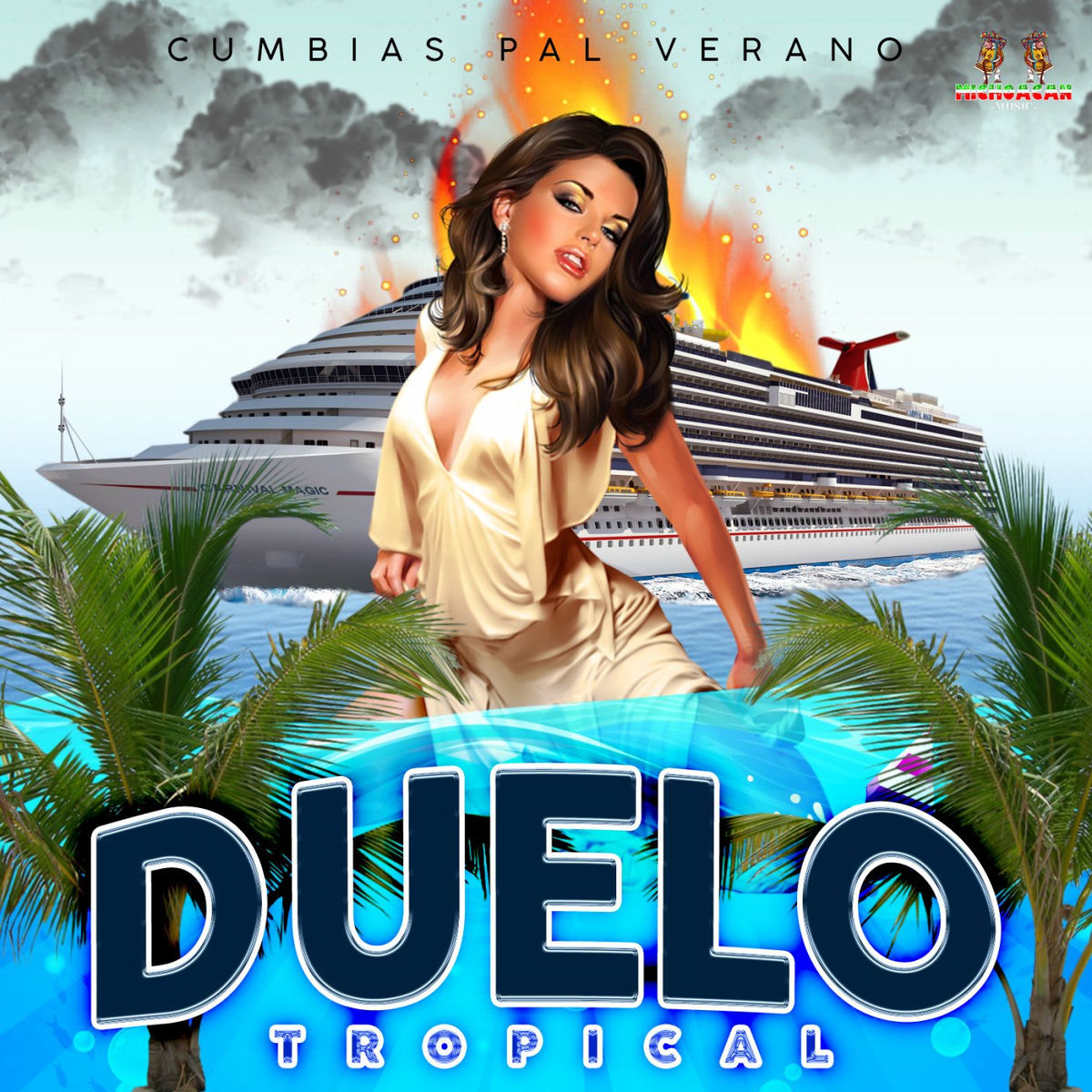 Album cover of Cumbias Pal Verano
