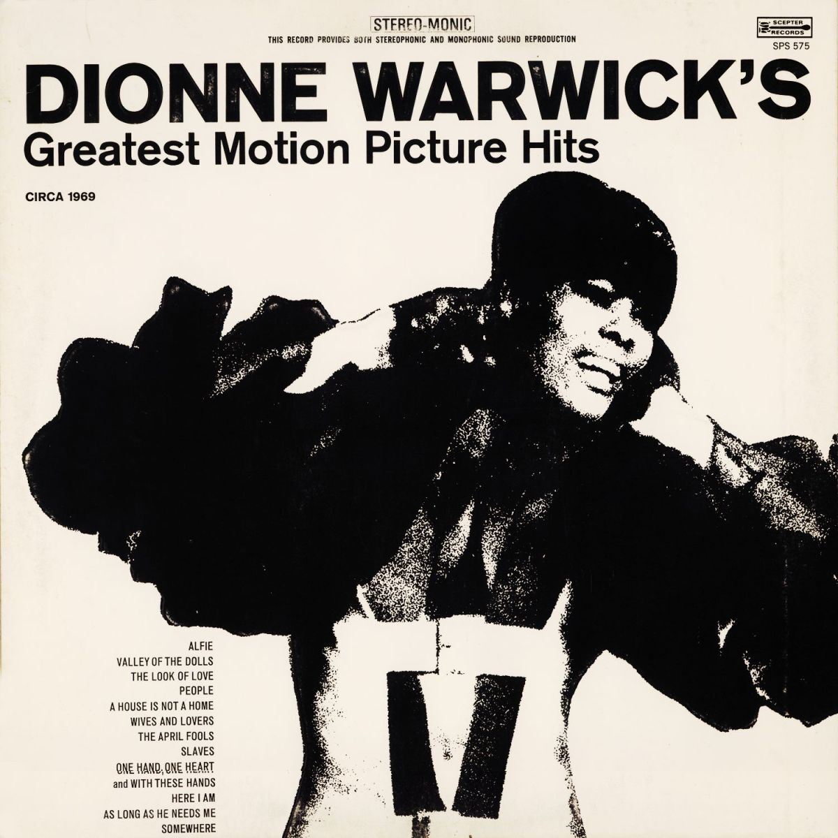 Album cover of Dionne Warwick's Greatest Motion Picture Hits
