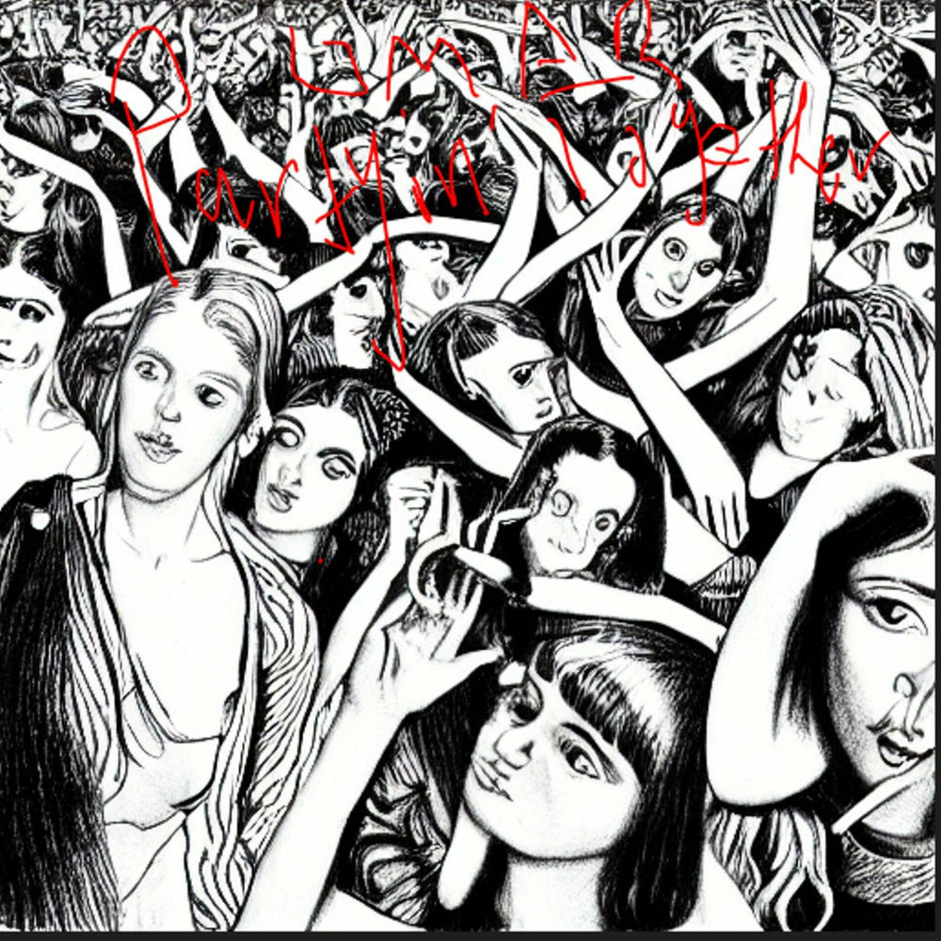 Album cover of Partyin' Together (feat. Retro the Pharoah, AUDREY NUNA & Daboor)