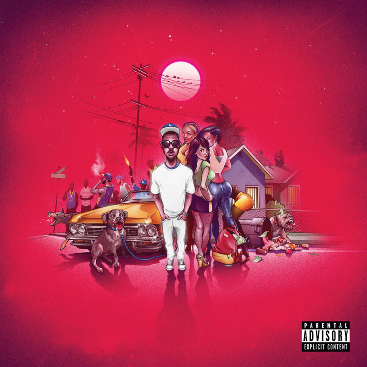 Album cover of A Long Red Hot Los Angeles Summer Night