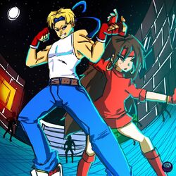 Cover of Stage 1-1 Go Straight Synthwave (From "Streets Of Rage 2") (Cover)