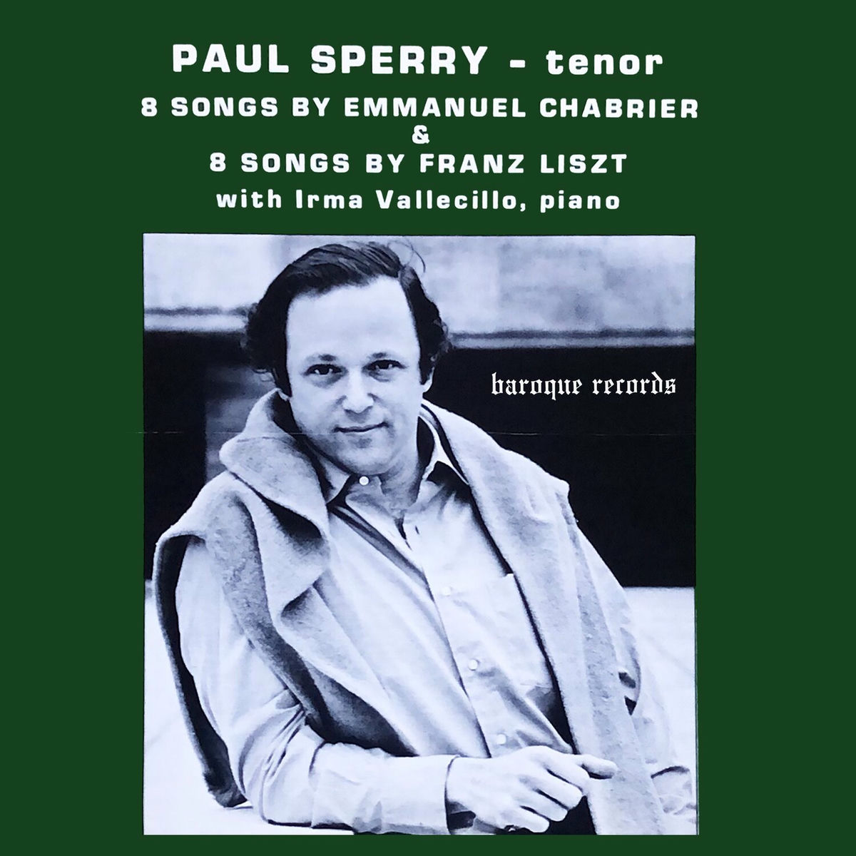 Album cover of 8 Songs By Emmanuel Chabrier & 8 Songs By Franz Liszt
