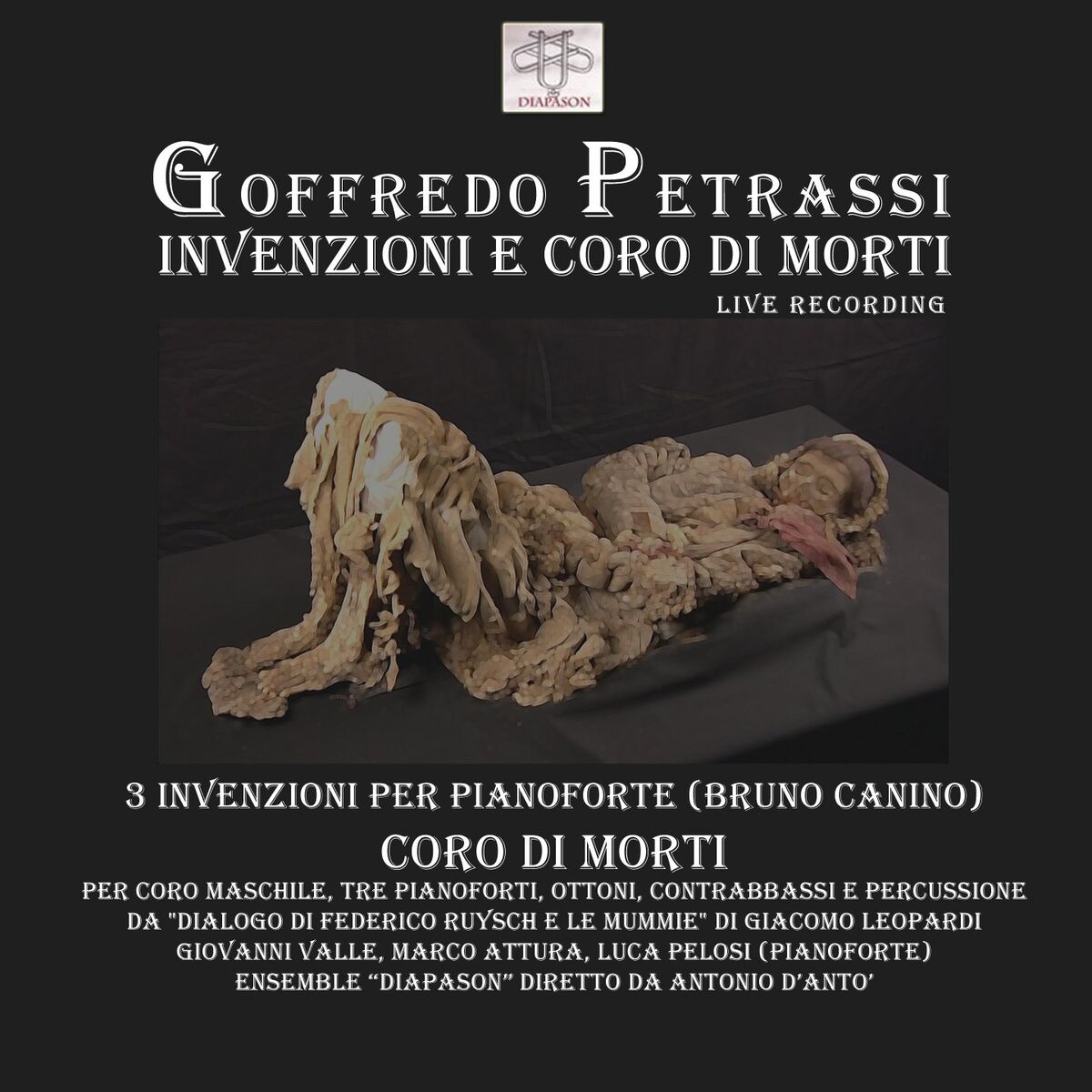 Album cover of Goffredo Petrassi: Invenzioni e Coro di morti (Live Recording)