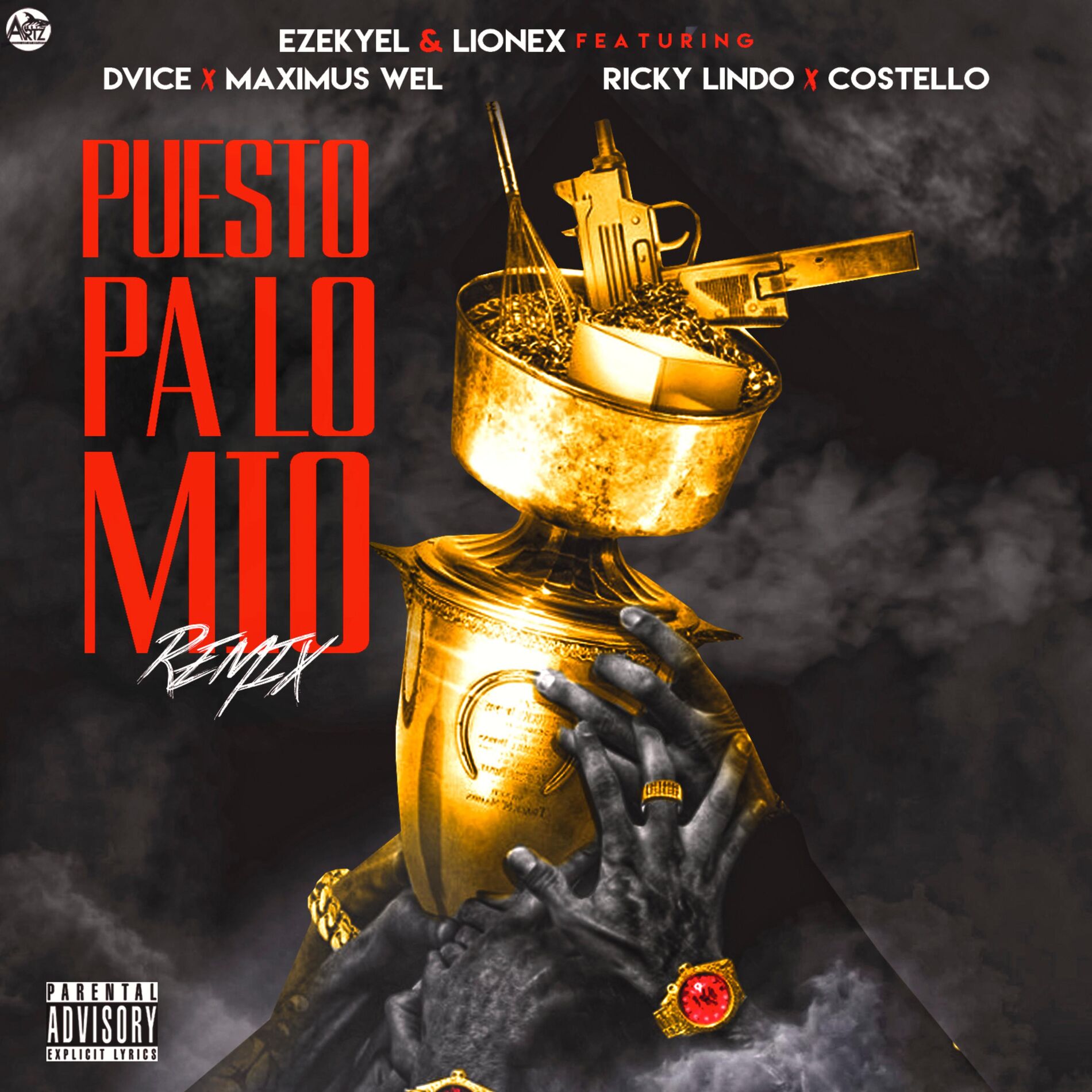 Album cover of Puesto Pa Lo Mio (feat. Dvice, Maximus Wel, Costello & Ricky Lindo)