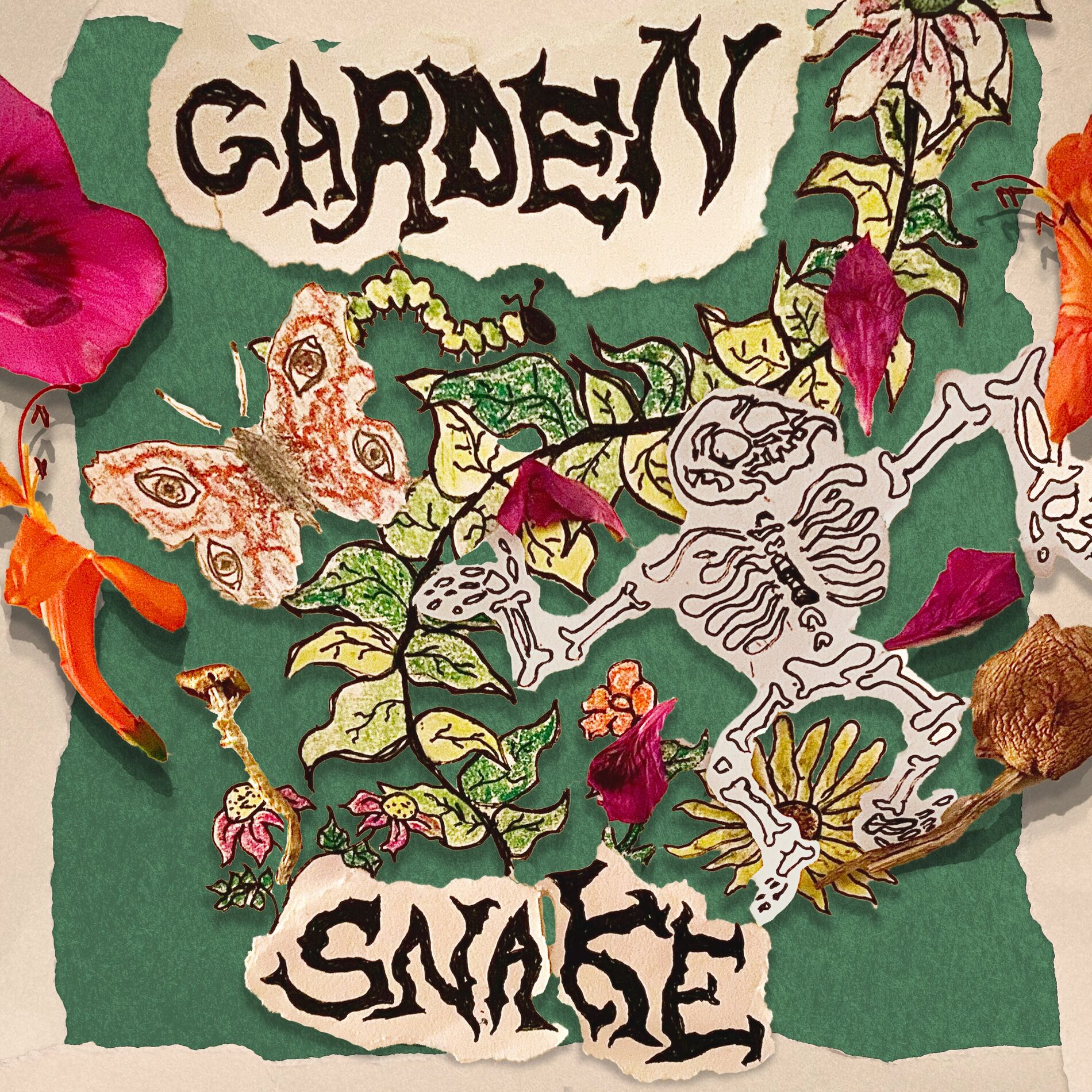 Album cover of garden snake (sped-up + slowed)
