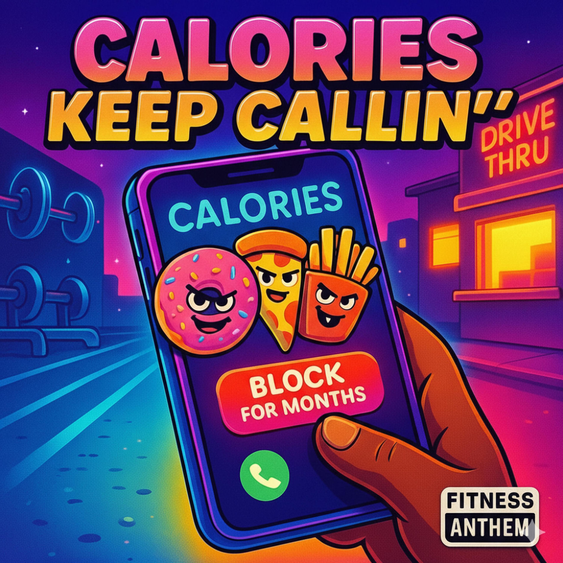 Album cover of Calories Keep Callin Funny Fitness Anthem