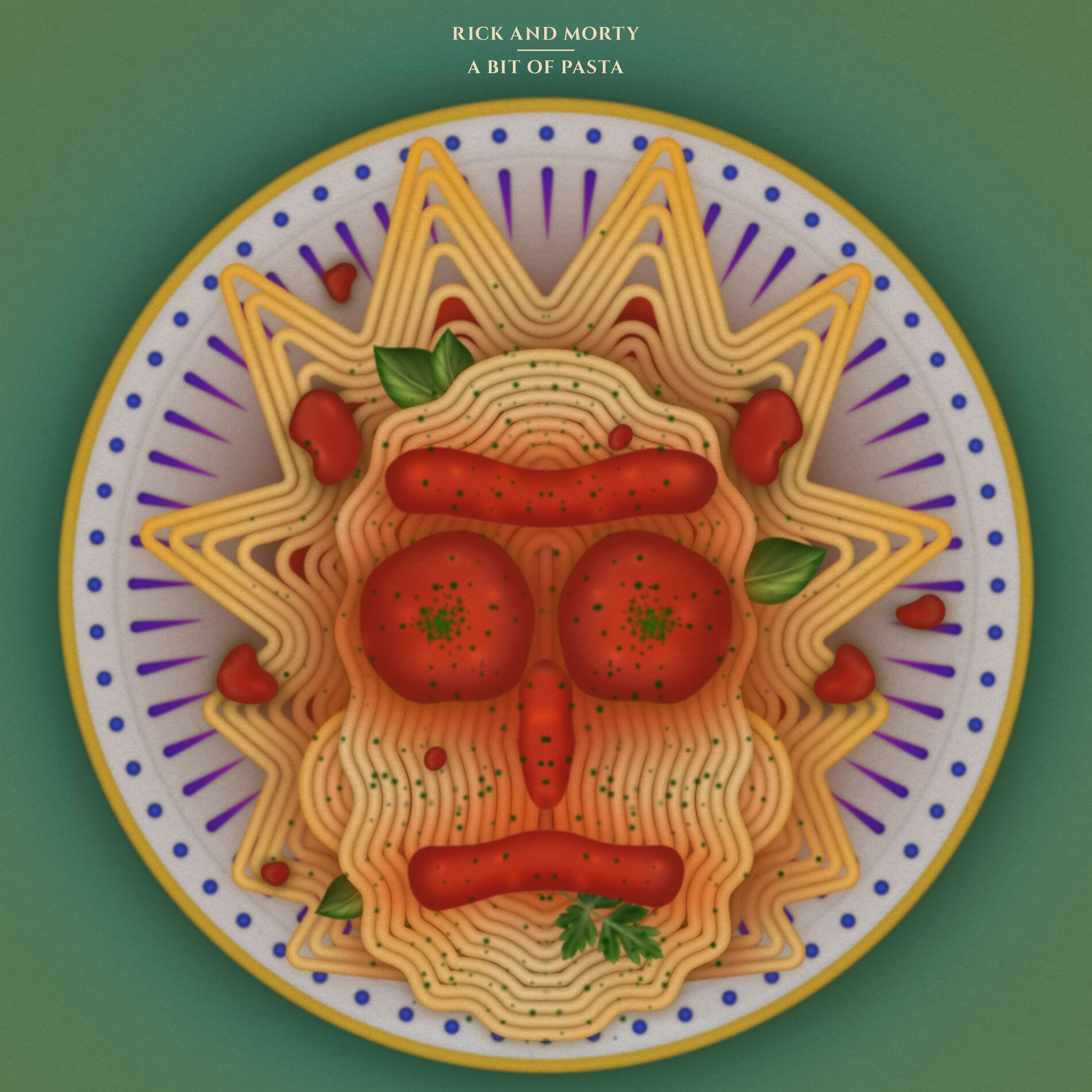 Album cover of A Bit of Pasta (feat. Darren Criss & Ryan Elder) (From Rick and Morty: Season 5)