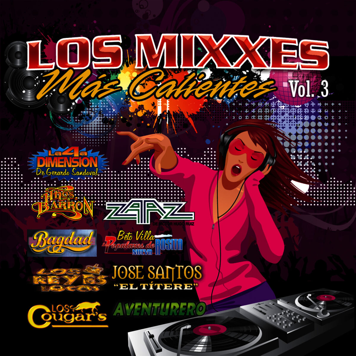 Album cover of LOS MIXXES MAS CALIENTES VOL.3
