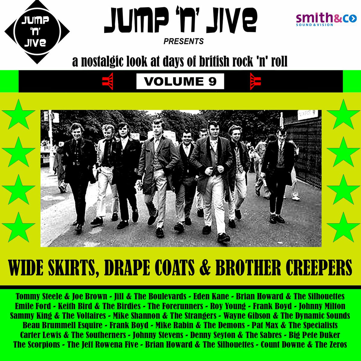Album cover of Wide Skirts, Drape Coats & Brothel Creepers, Vol. 9