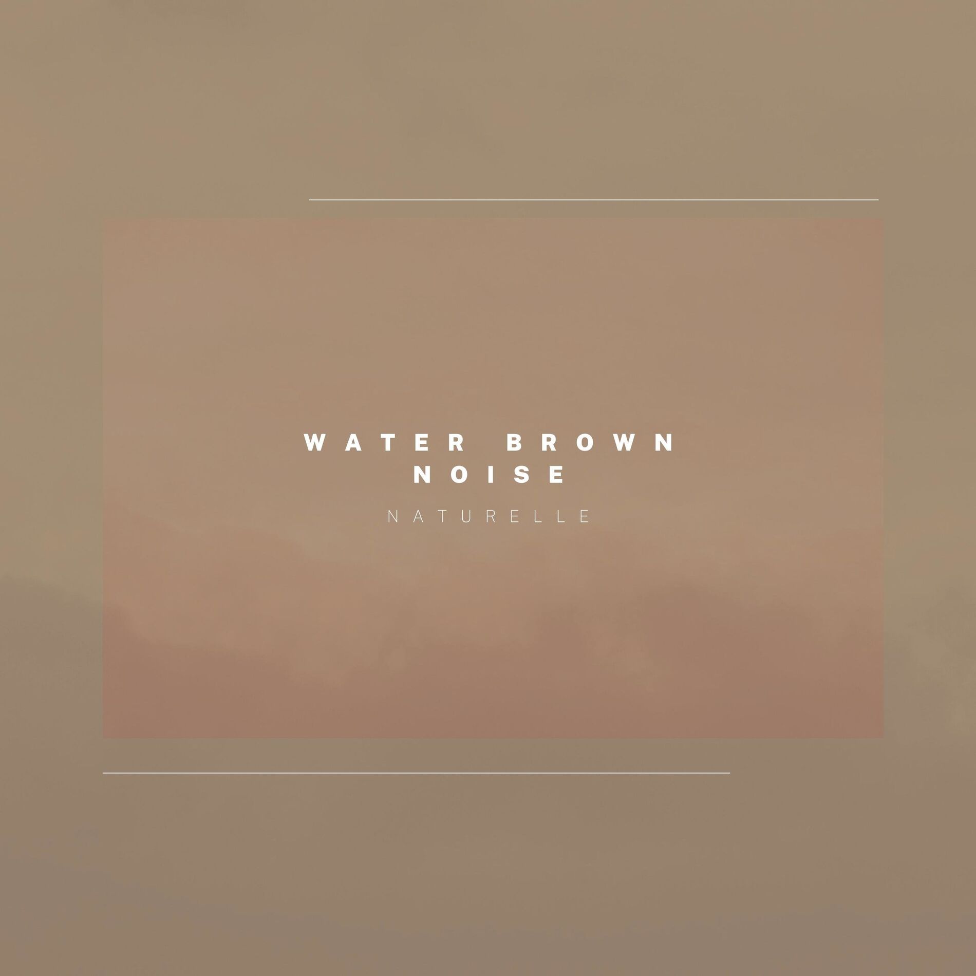 Album cover of Water Brown Noise