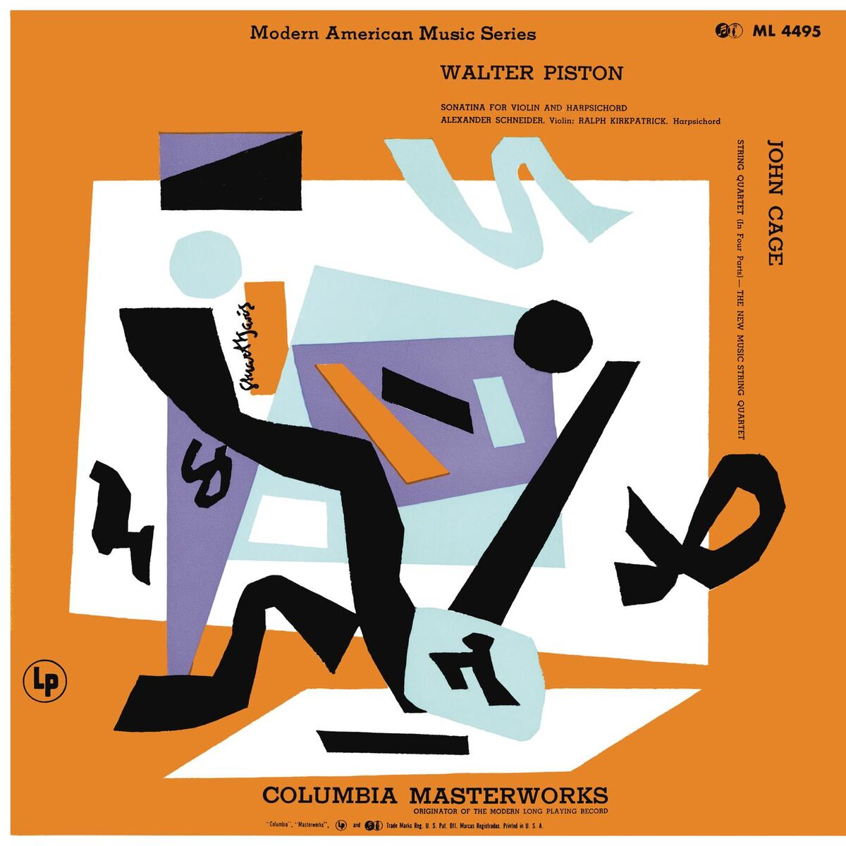 Album cover of Piston: Sonatina for Violin and Piano & Cage: String Quartet in Four Parts (Remastered)