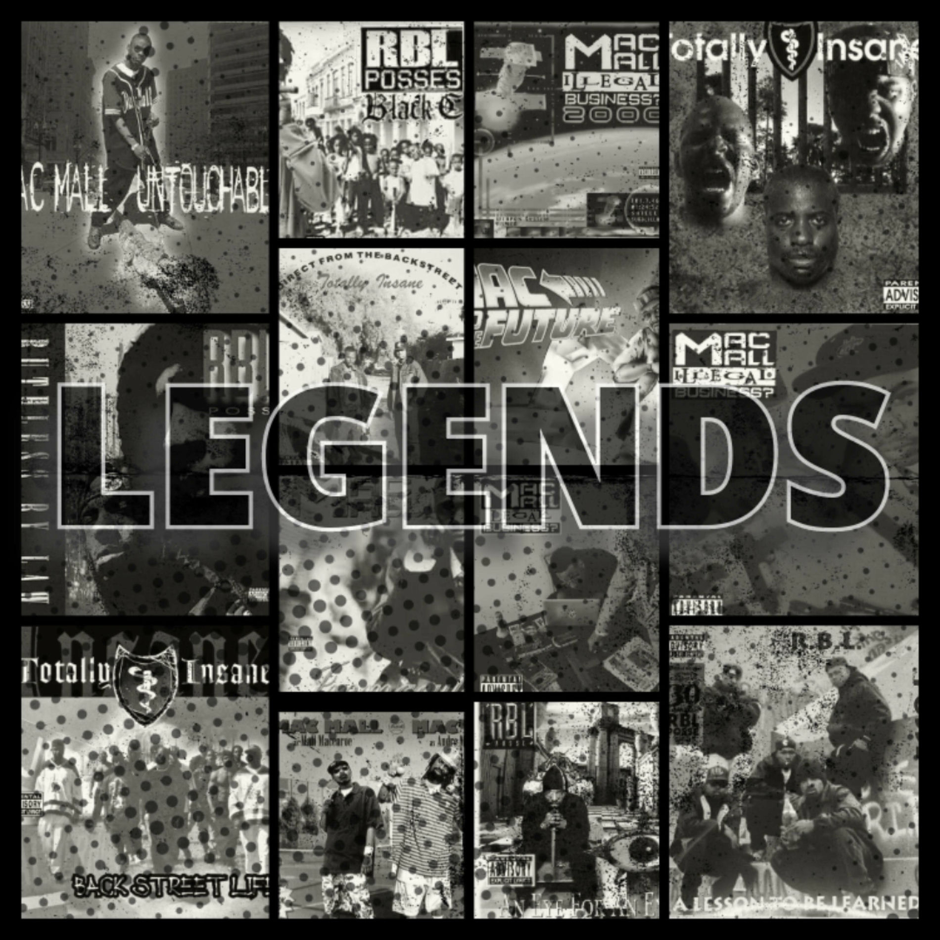 Album cover of Legends (feat. Mac Mall, Black C, Ad Kapone & Aktual)