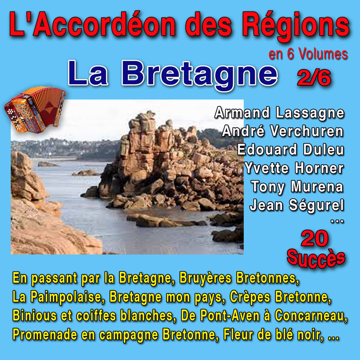 Album cover of L'accordéon des Régions - La Bretagne Vol. 2 /6
