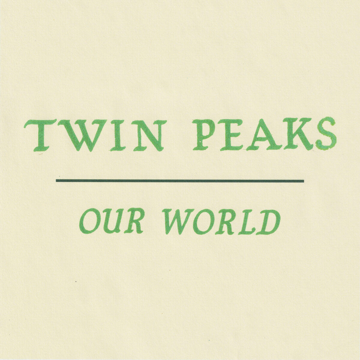 Album cover of Our World