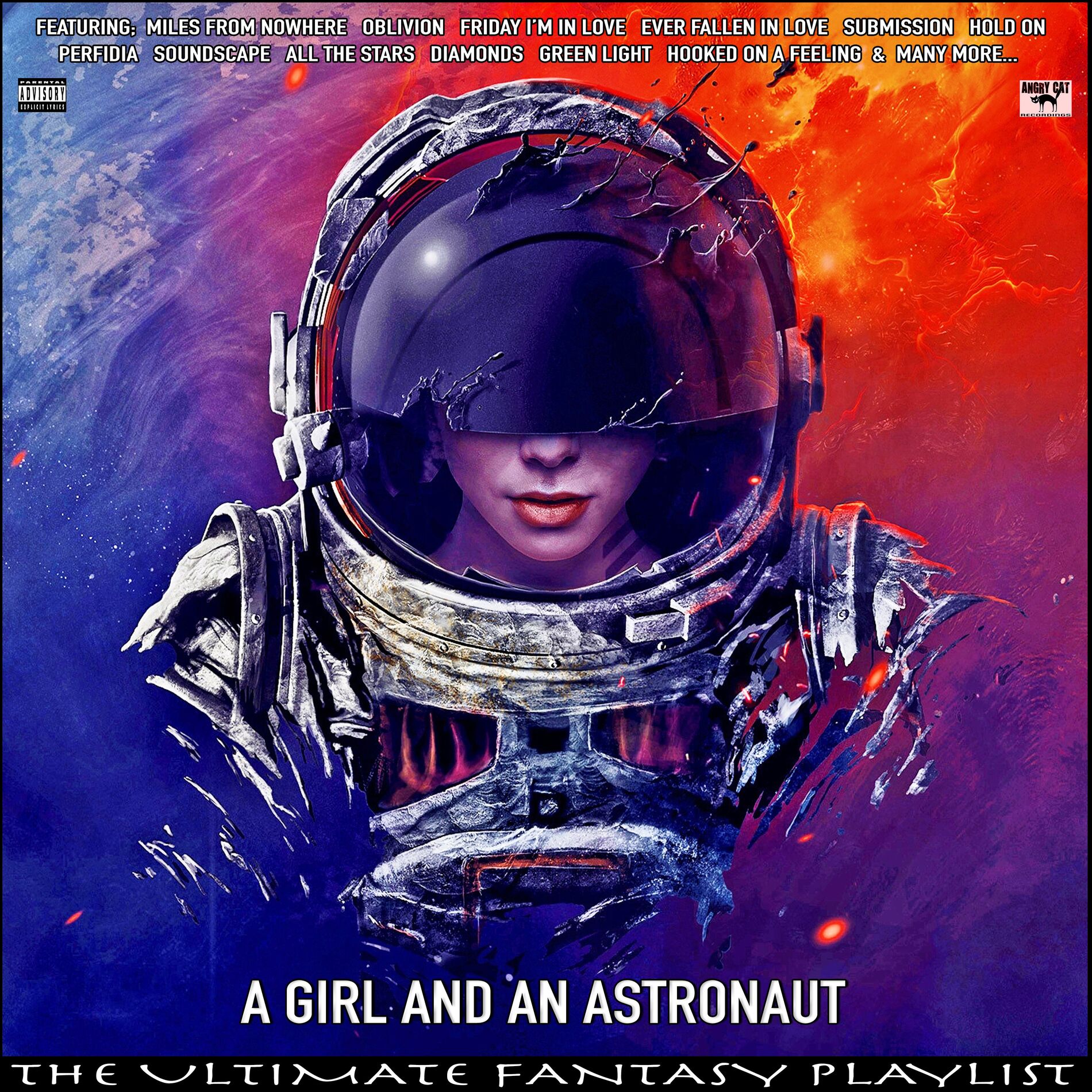 Album cover of A Girl And An Astronaut The Ultimate Fantasy Playlist