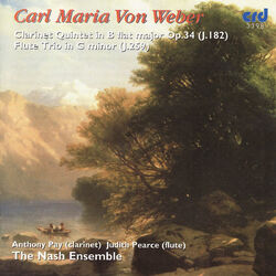 Cover of Weber: Clarinet Quintet in B flat major Op.34, Flute Trio in G minor
