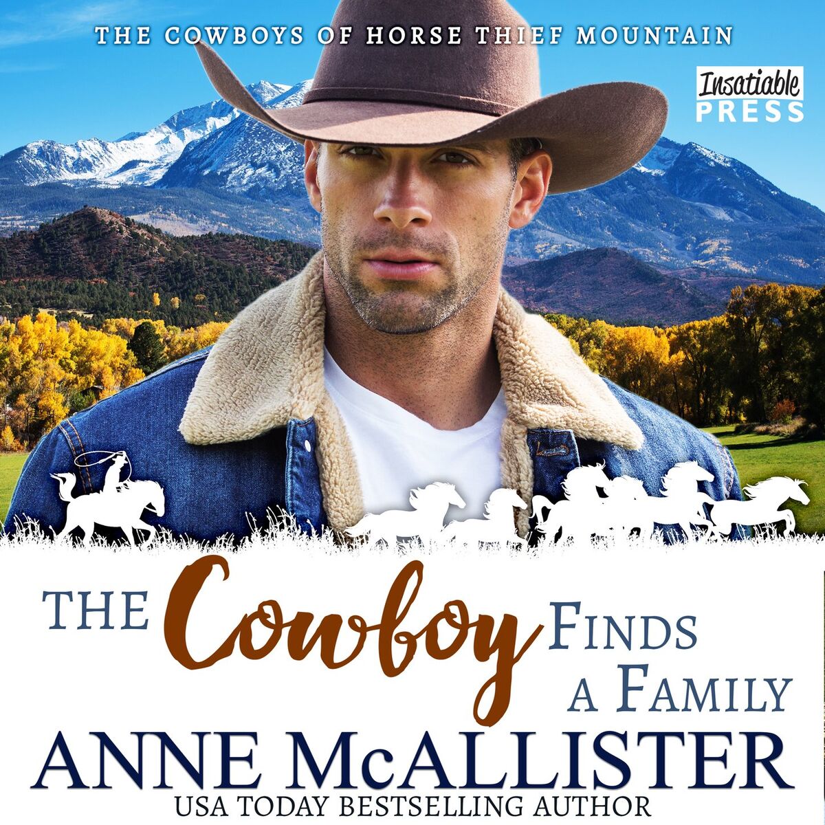 Album cover of Chapter 1 - The Cowboy Finds a Family - Cowboys of Horse Thief Mountain, Book 1