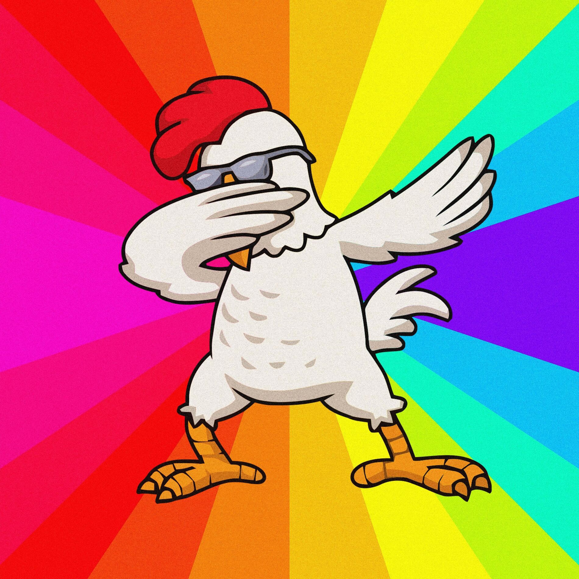 Album cover of THE CHICKEN WING SONG (REMIX)