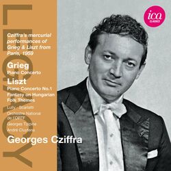 Cover of Grieg: Piano Concerto - Liszt: Piano Concerto No. 1 (Live at Paris, 1959)