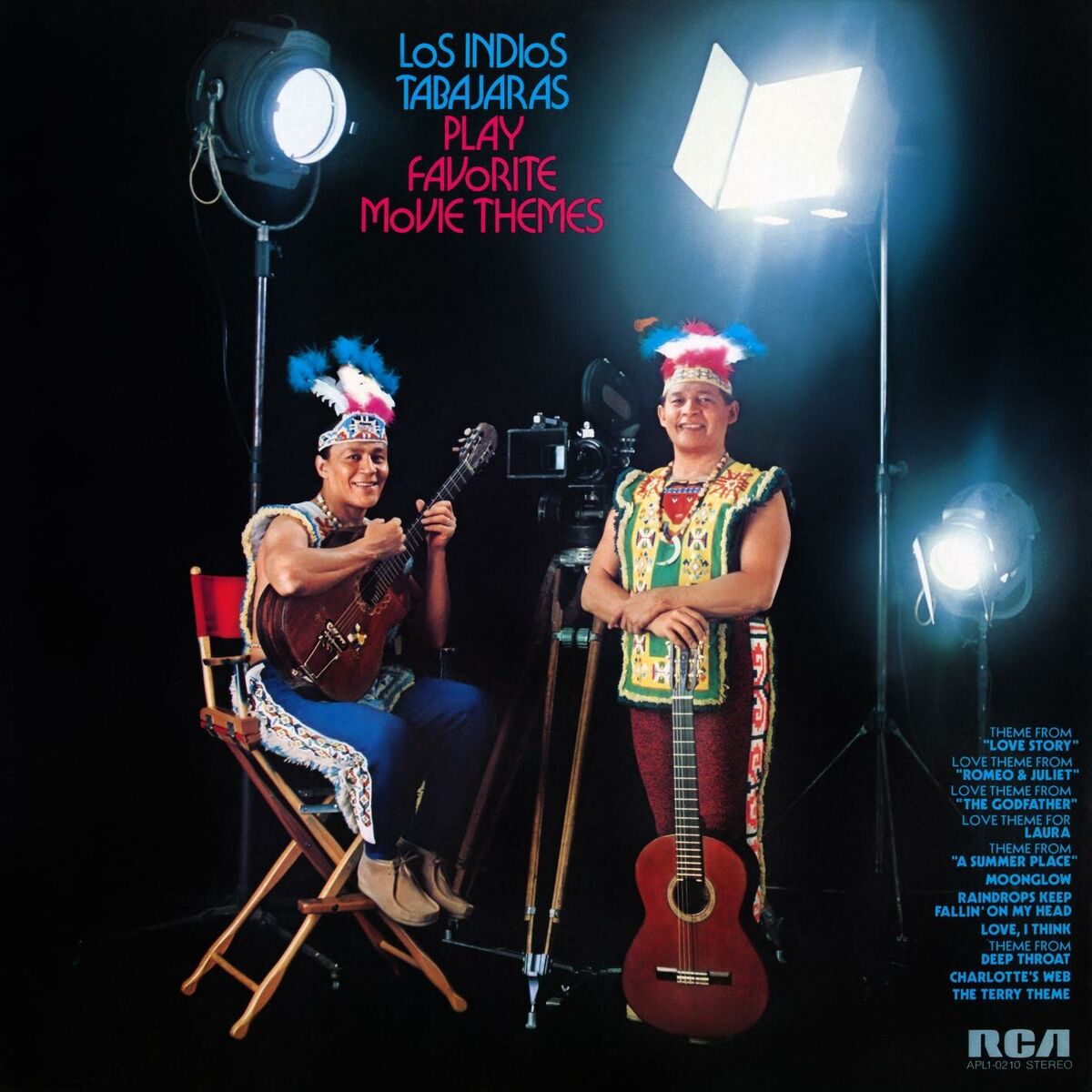 Album cover of Los Indios Tabajaras Play Favorite Movie Themes