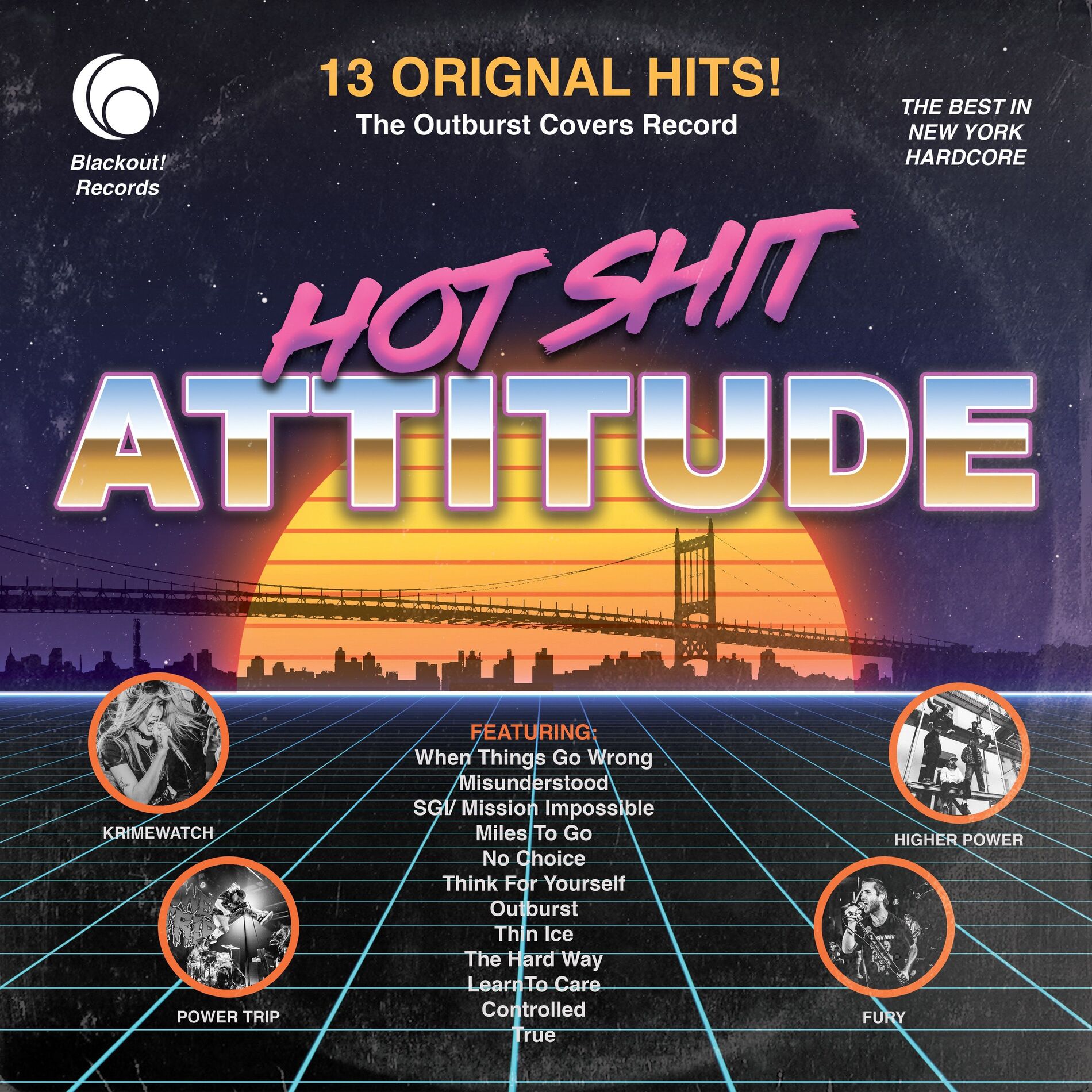 Album cover of Hot Shit Attitude: The Outburst Covers Record