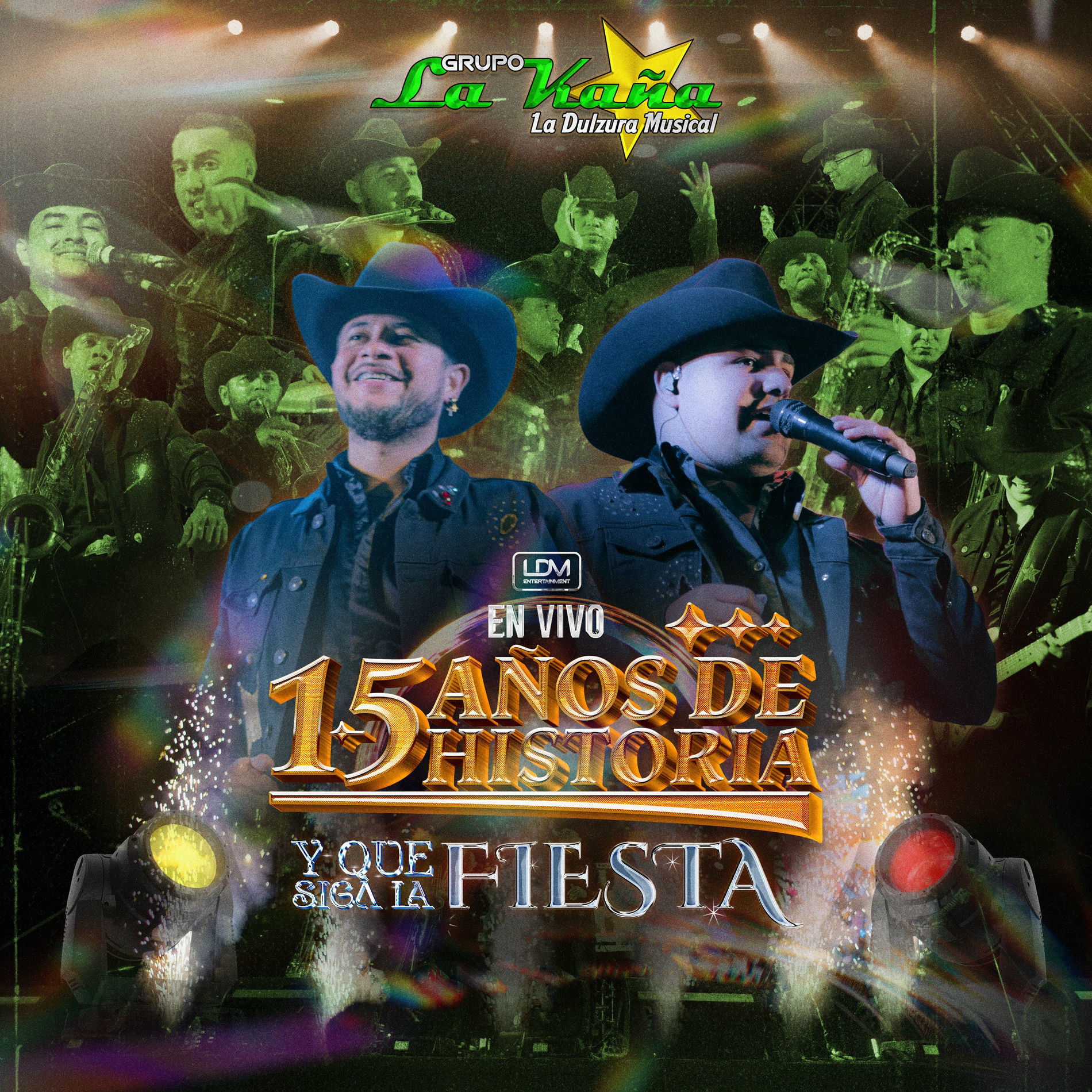 Album cover of 15 Años De Historia Y Que Siga La Fiesta (En vivo)