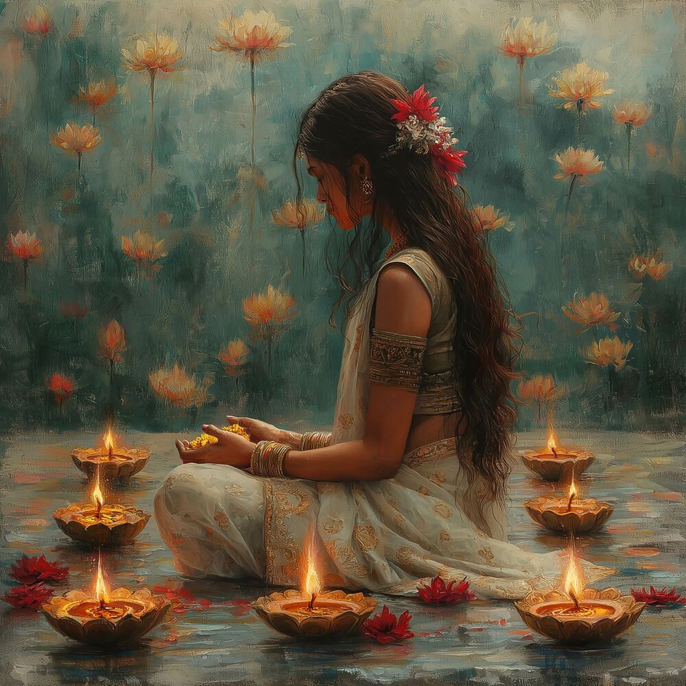 Picture of Diwali Calm Indian Ambiance