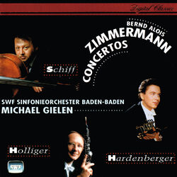 Cover of Zimmermann: Cello, Oboe and Trumpet Concertos; Canto di speranza