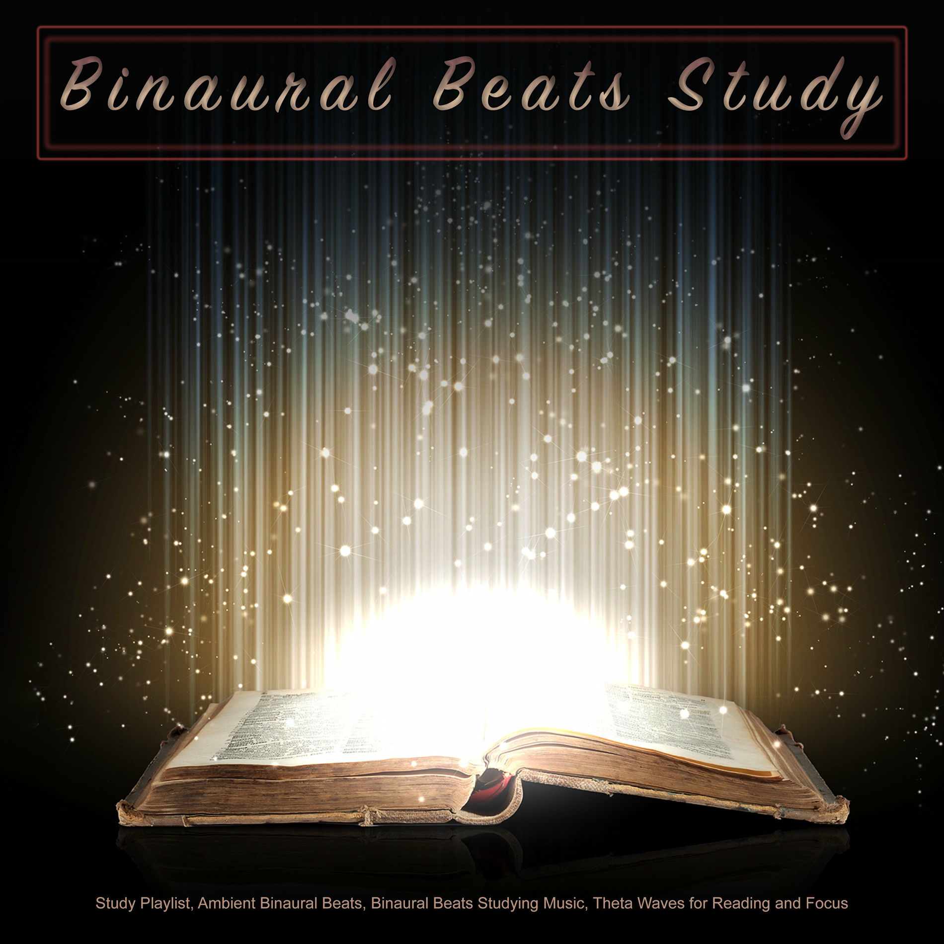 Album cover of Binaural Beats Study: Study Playlist, Ambient Binaural Beats, Binaural Beats Studying Music, Theta Waves for Reading and Focus