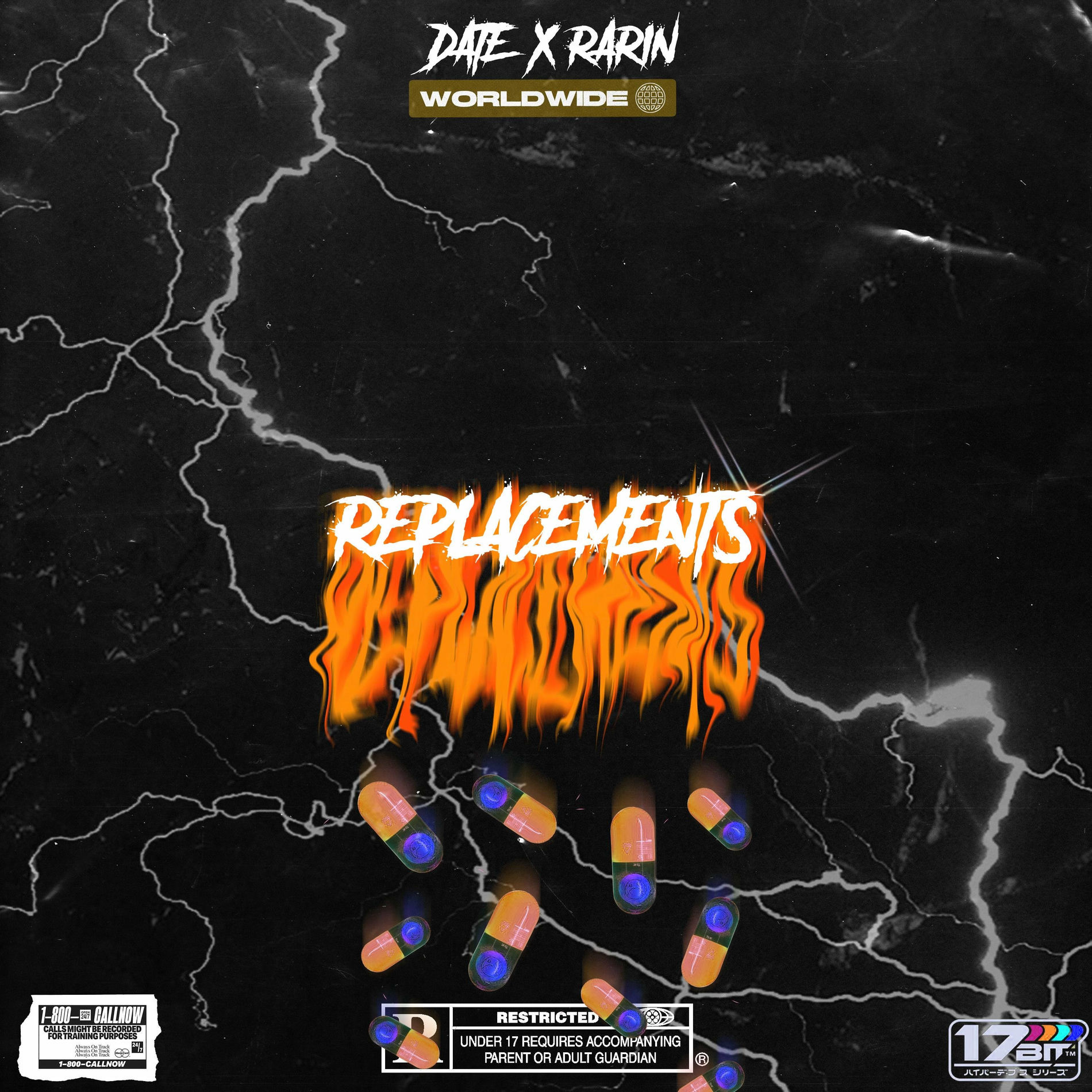 Album cover of replacements (feat. rarin)