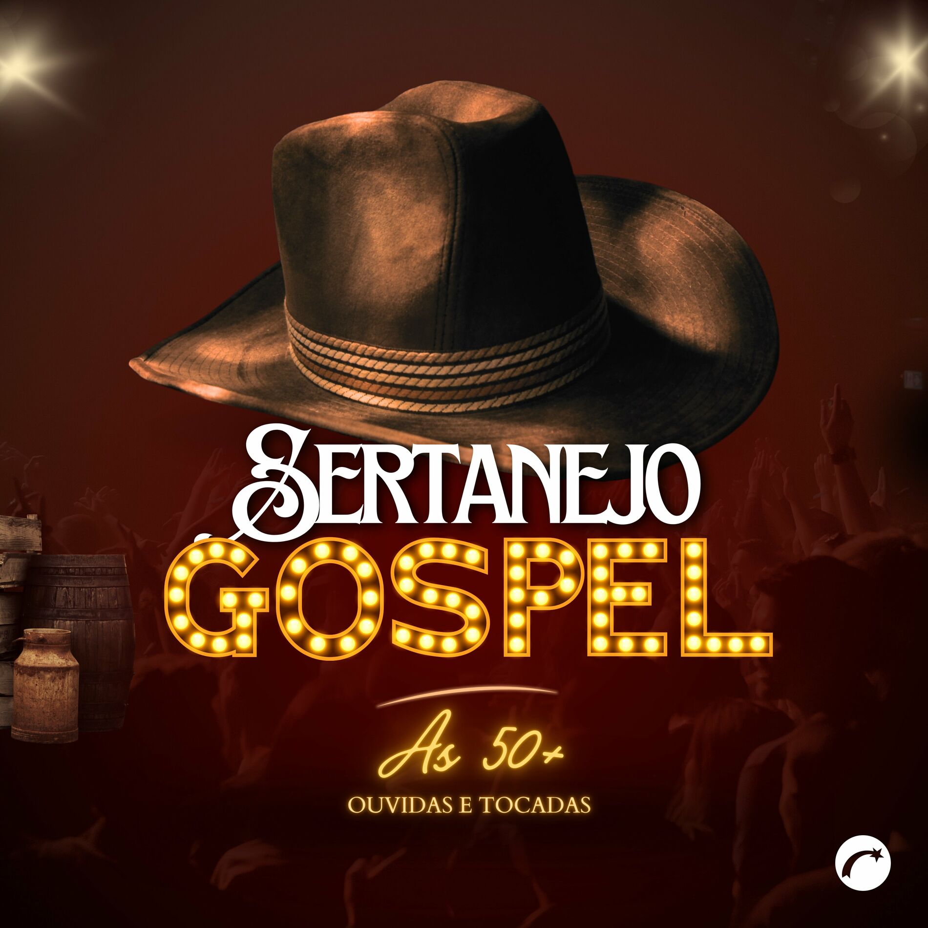 Album cover of As 50 Mais Ouvidas e Tocadas do Sertanejo Gospel