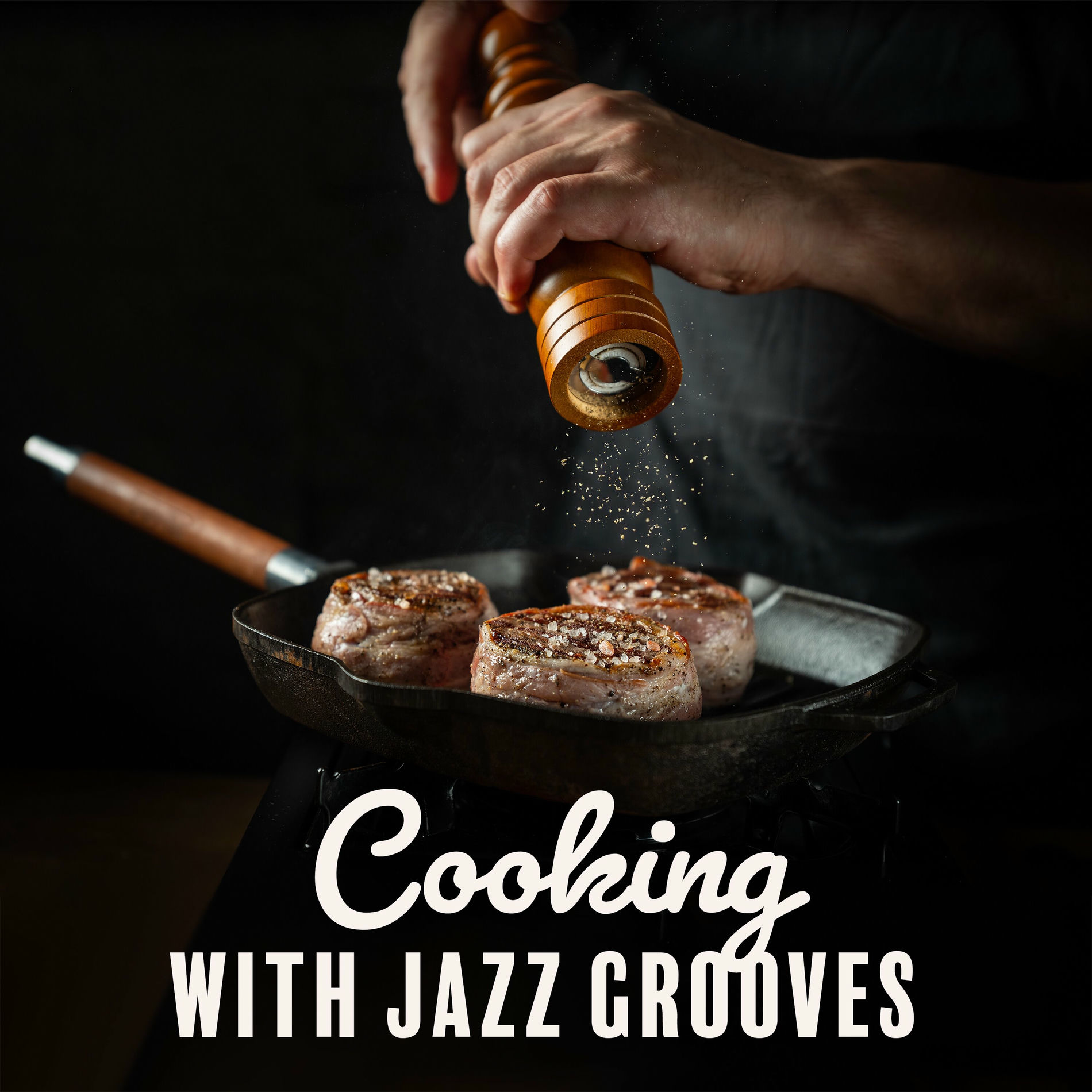 Album cover of Cooking with Jazz Grooves: Culinary Rhythms for Flavorful Moments