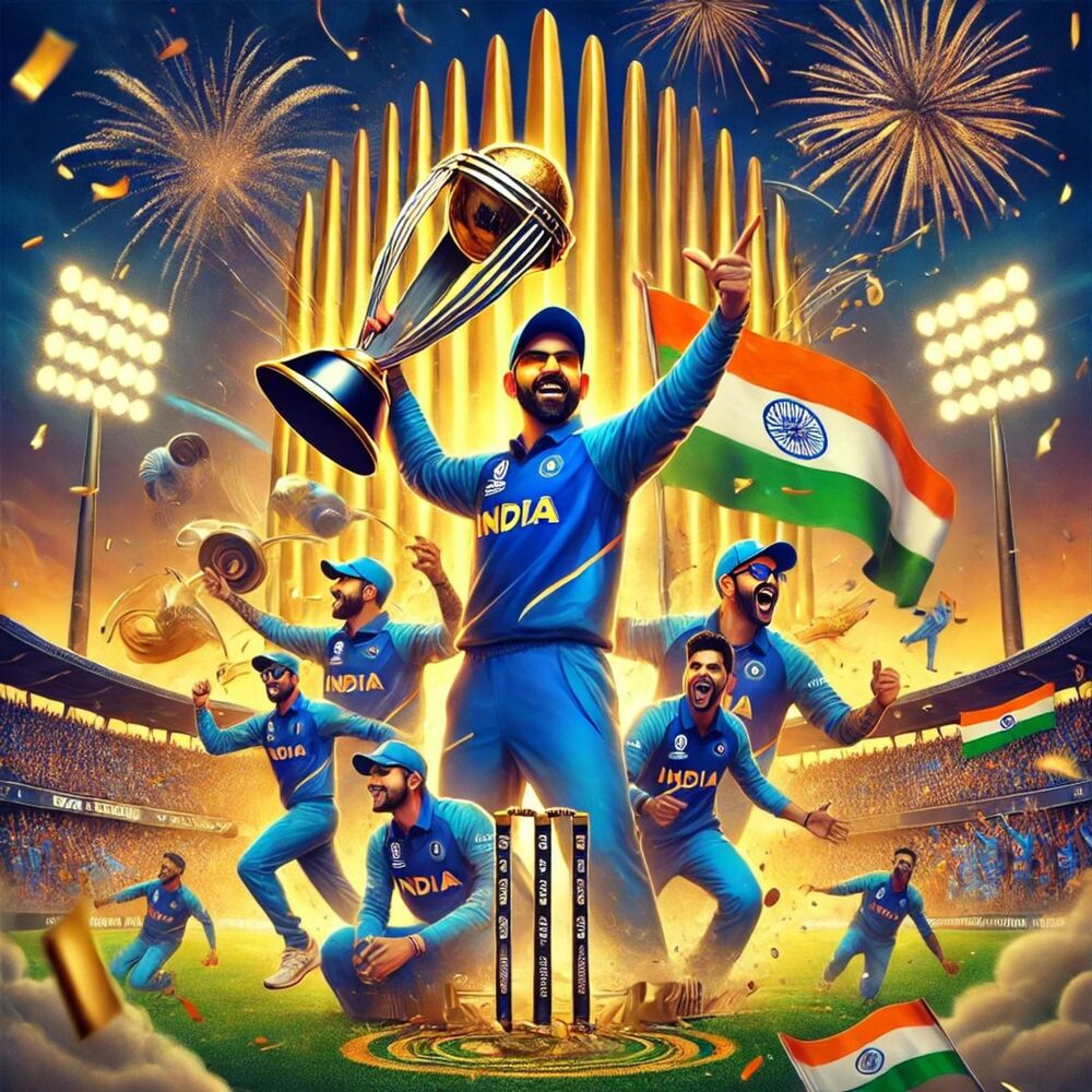 Picture of Champions Trophy is Ours