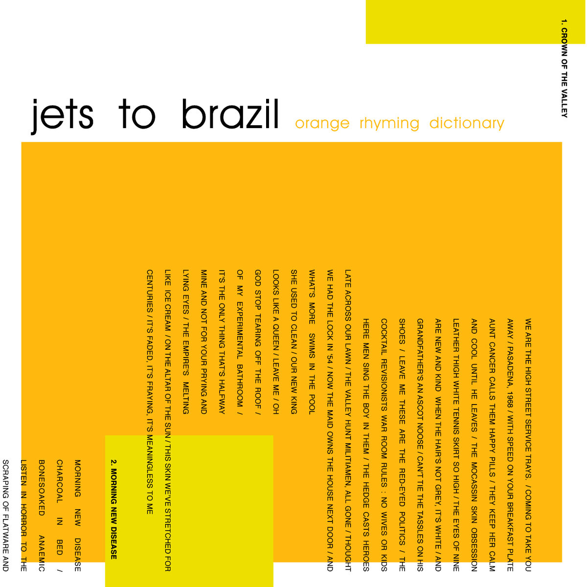 Album cover of Orange Rhyming Dictionary