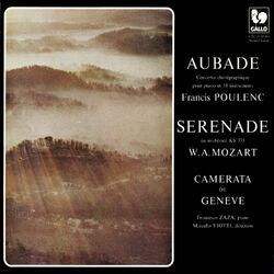 Cover of Poulenc: Aubade, FP 51 - Mozart: Serenade No. 11 in E-Flat Major, K. 375
